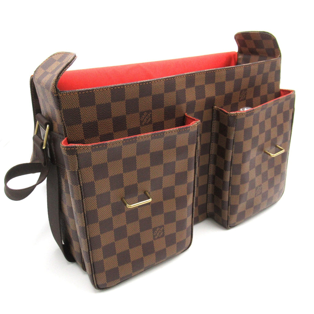 Louis Vuitton Broadw Shoulder Bag PVC coated canvas Damiens Brown N42270