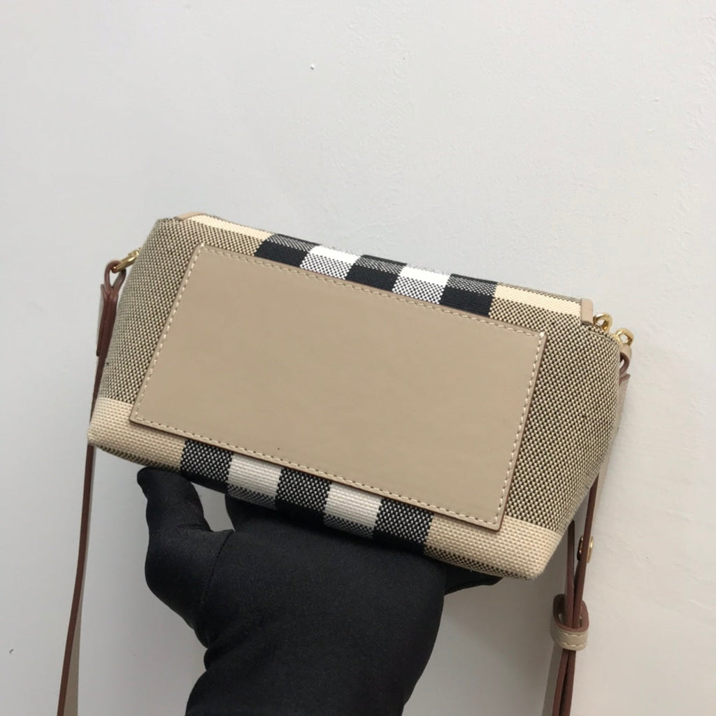 GLAMI Vintage Check And Small Crossbody Bag For Women, Bags 7.1in/18cm