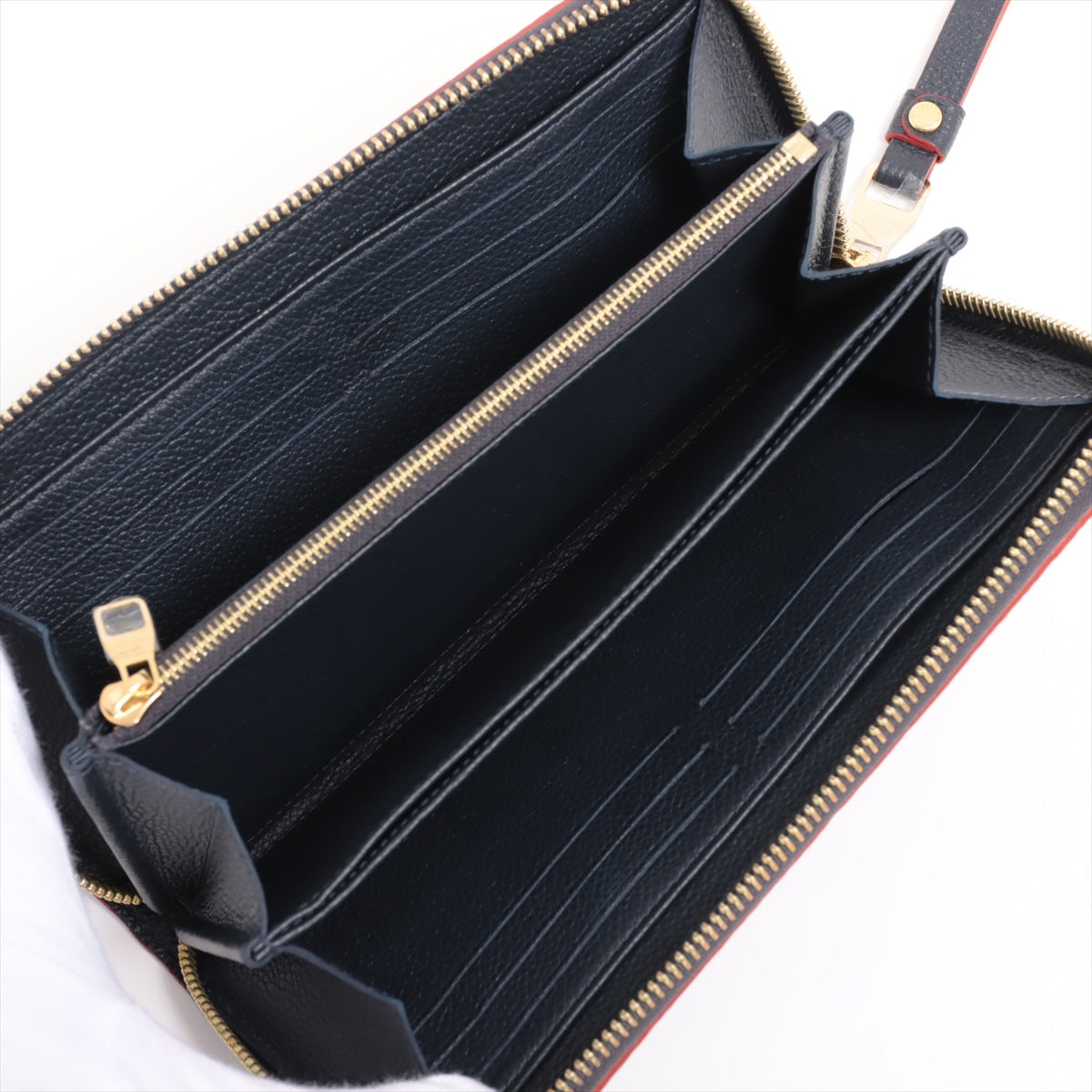 Louis Vuitton Implant  Wallet M62121 Marine Round Zip Wallet