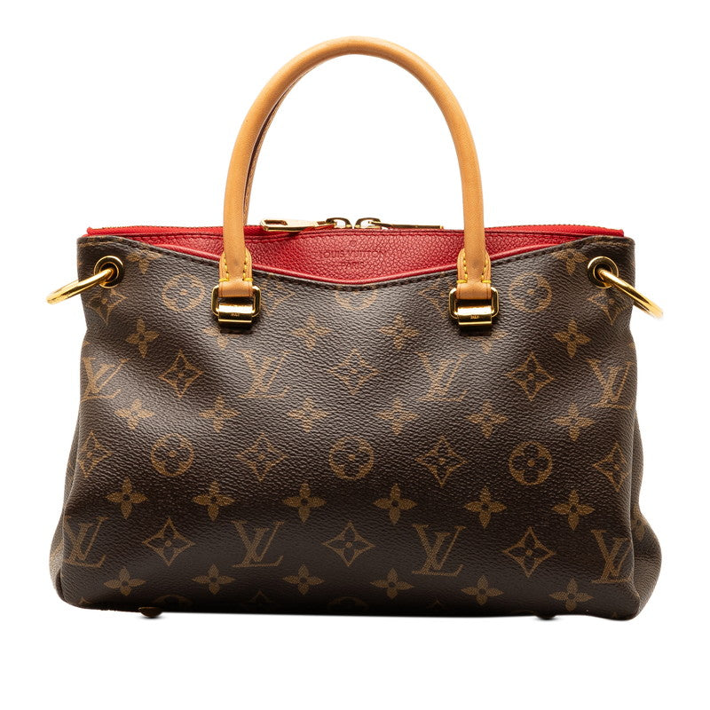 Louis Vuitton Monogram Parassus BB Handbag M41241 Tree Red PVC Leather  Louis Vuitton