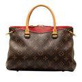 Louis Vuitton Monogram Parassus BB Handbag M41241 Tree Red PVC Leather  Louis Vuitton