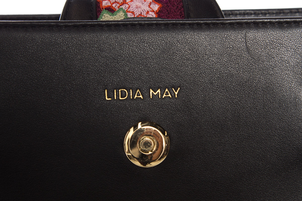 Lidia May Black Pema Shopper Tote