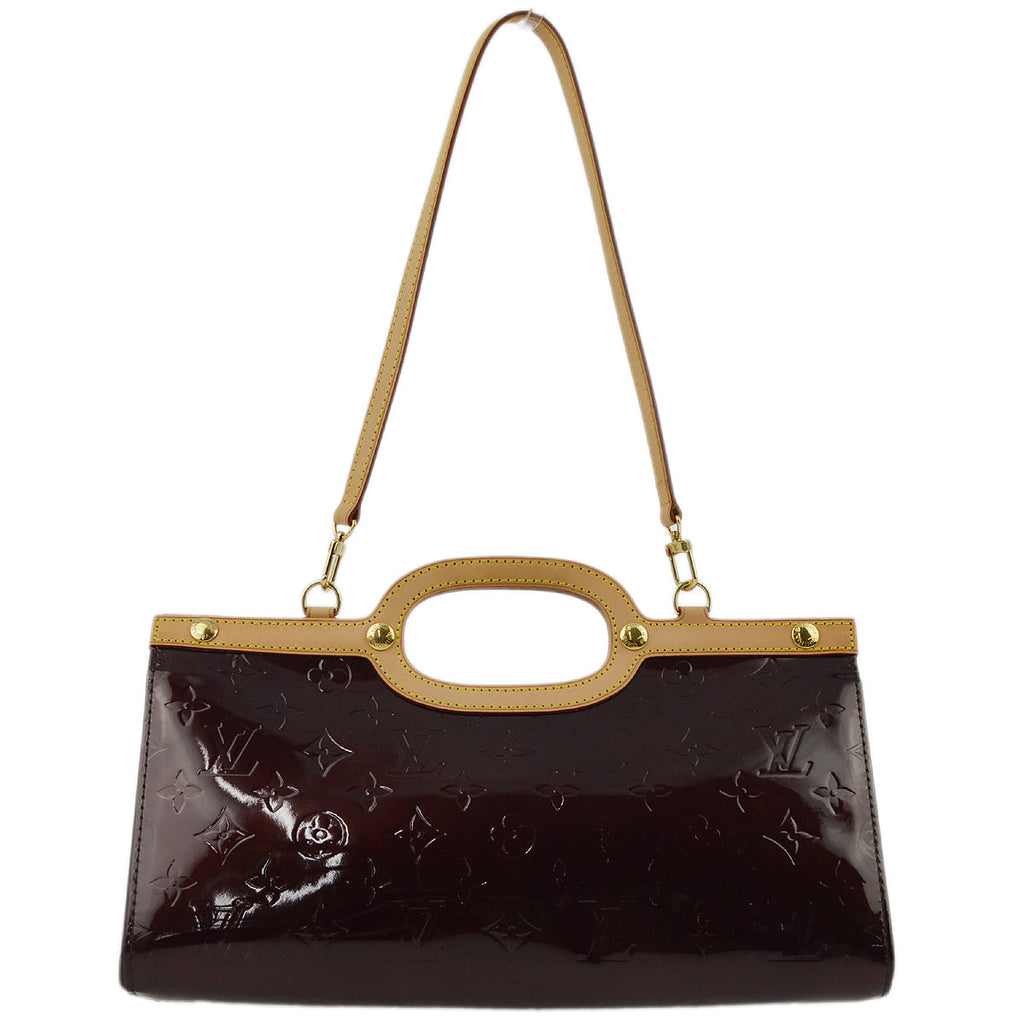 Louis Vuitton 2007 Purple Monogram Vernis Roxbury Drive Handbag M91995
