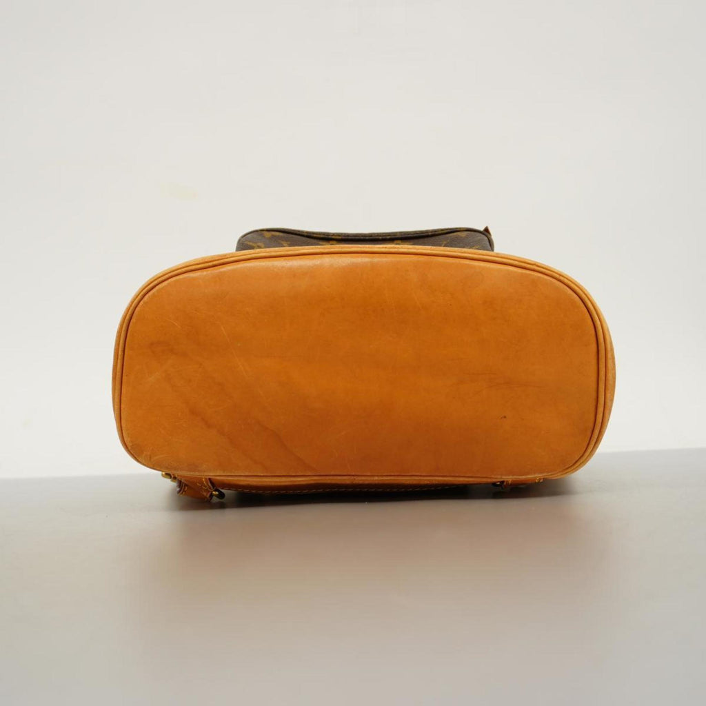 Louis Vuitton Montsouris Mm  Canvas Backpack Bag ()