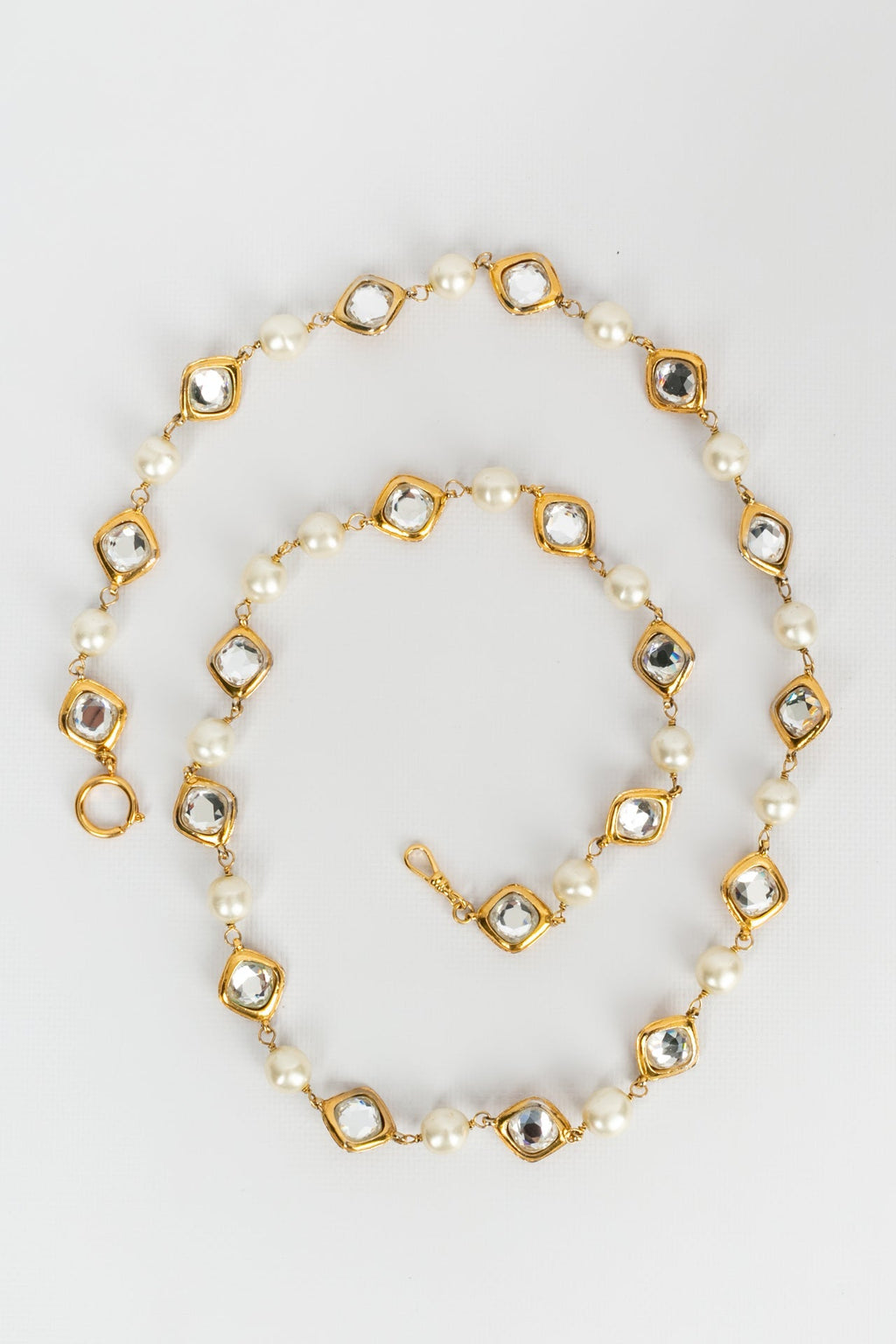 Parure perlÃƒÆ’Ã‚Â©e et strassÃƒÆ’Ã‚Â©e Chanel