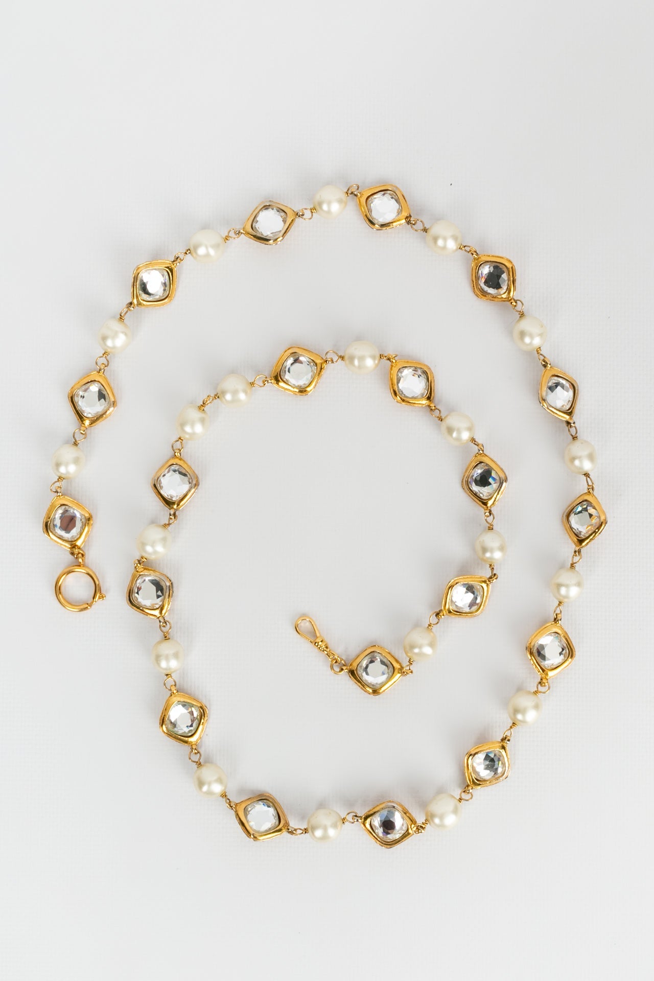 Parure perlÃƒÆ’Ã‚Â©e et strassÃƒÆ’Ã‚Â©e Chanel