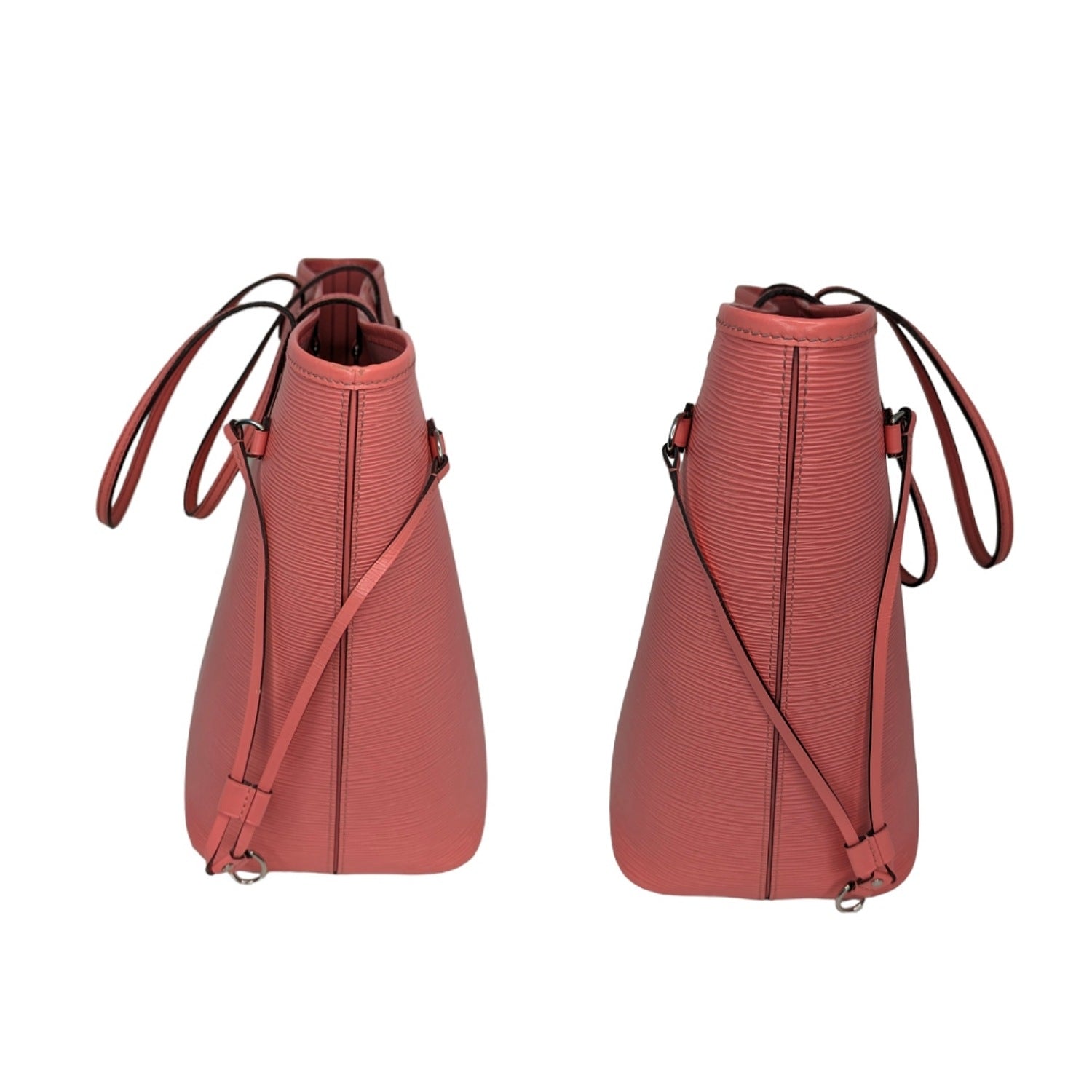 Louis Vuitton Coral EPI Neverfull MM Tote & Pochette