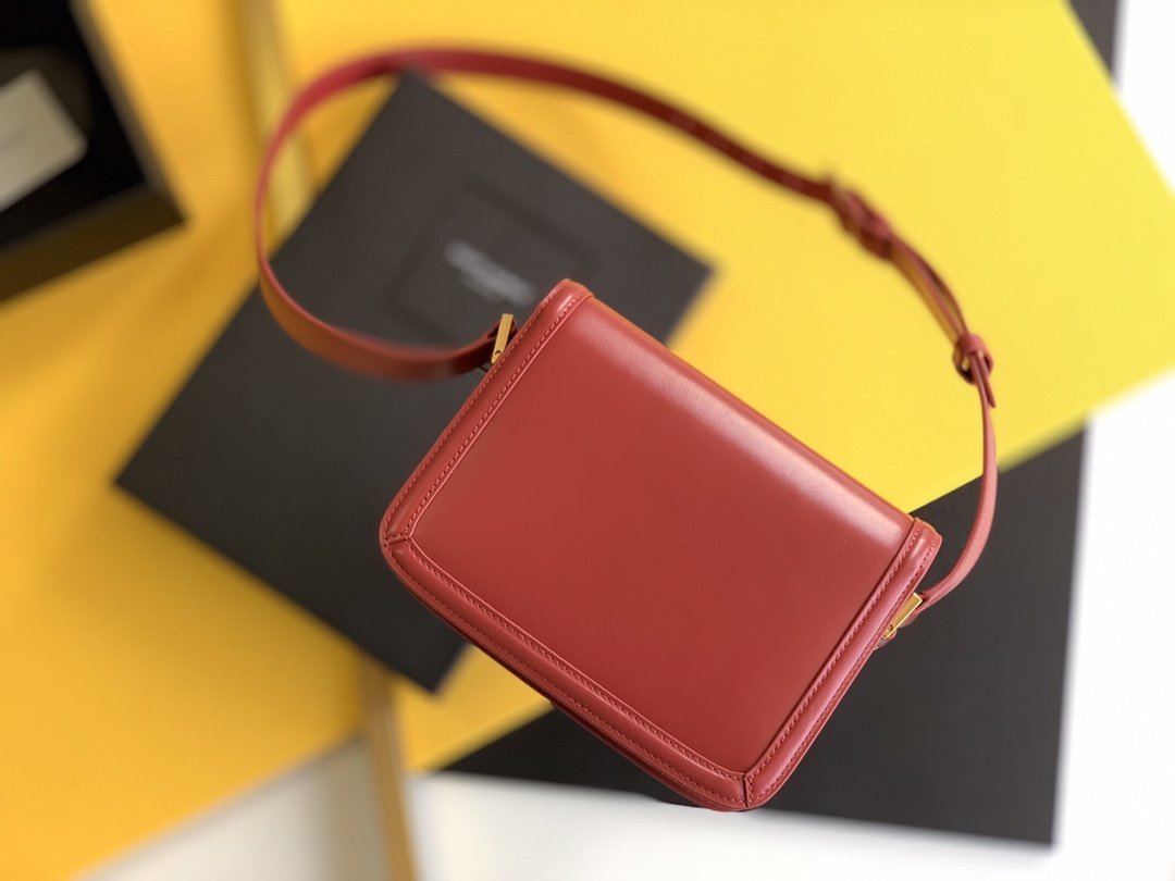 GLAMI Solferino Small Satchel Bag Red In Box With Gold Hardware 7.4in/19cm YSl 6343060SX0W6805