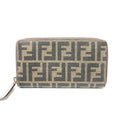 FENDI Long Wallet Purse 7M0174 PVC / Leather Brown Zucca mens Used