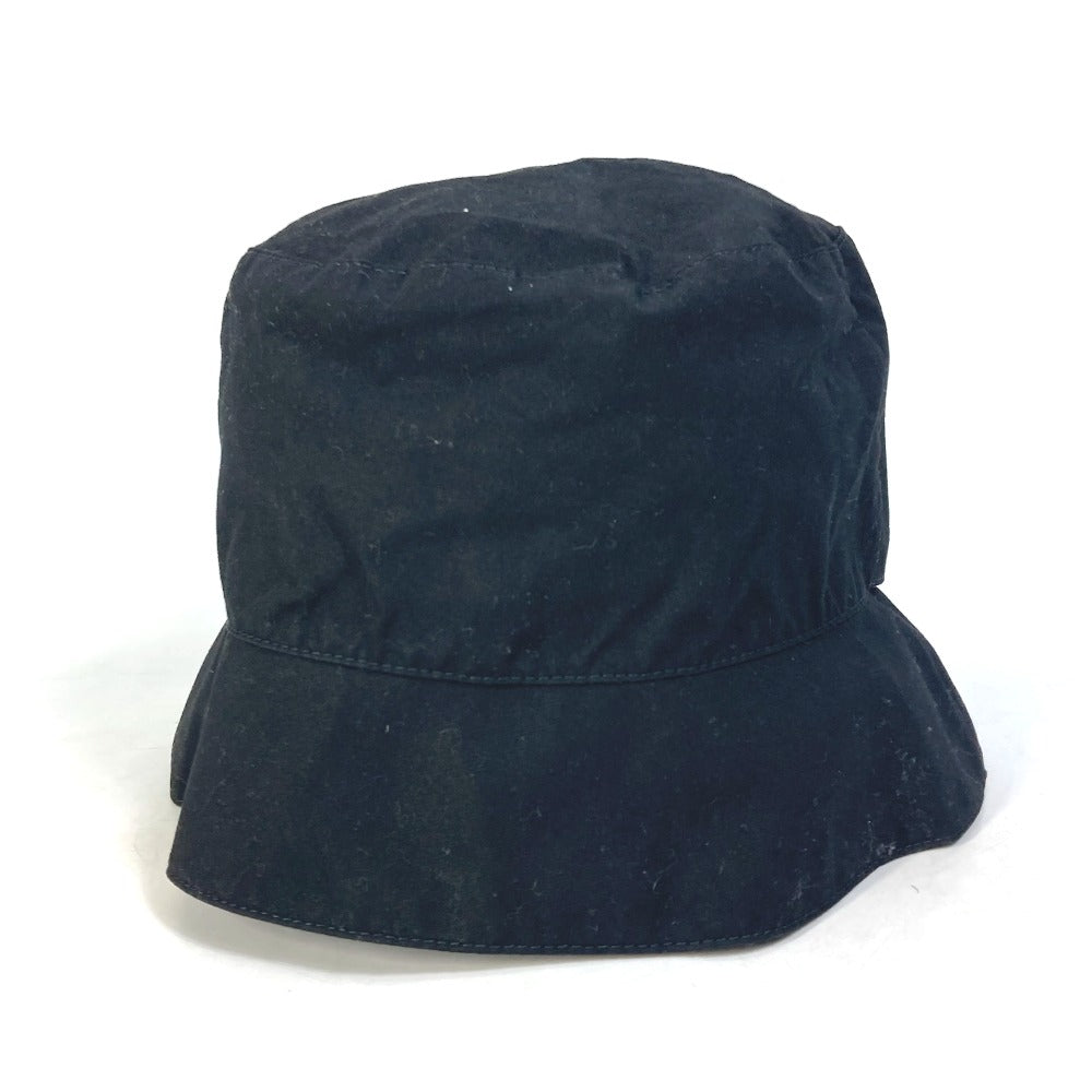 FENDI hat FXQ790 cotton black Hat Hat Bucket Hat Bob Hat logo fisherman hat mens 60 Used