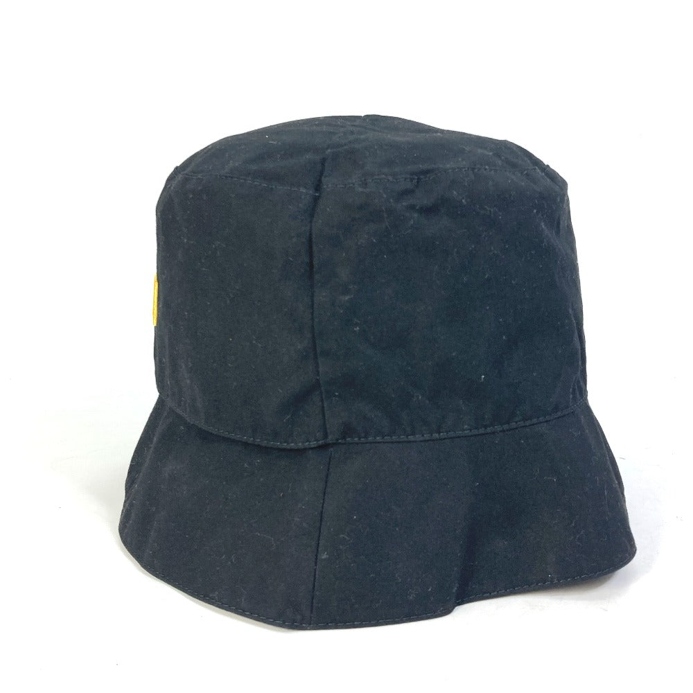 FENDI hat FXQ790 cotton black Hat Hat Bucket Hat Bob Hat logo fisherman hat mens 60 Used