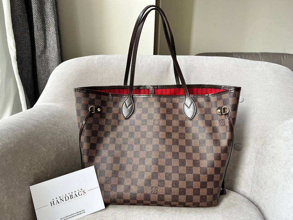 Louis Vuitton Neverfull MM Damier Ebene Cherry Interior (RRP £1,410)