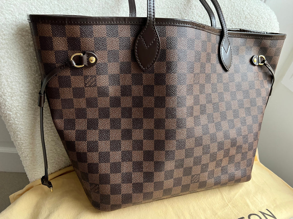 Louis Vuitton Neverfull MM Damier Ebene Cherry Interior (RRP £1,410)