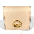 FENDI Coin case 8M0459 leather beige F's Women Used