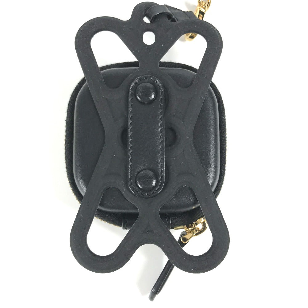 FENDI strap Rubber, Leather black Mesh strap included logo smartphone pouch case mens Used