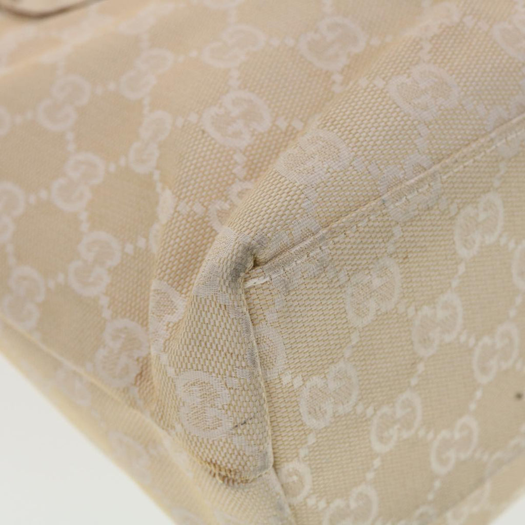 GUCCI GG Canvas Hand Bag Beige 40282