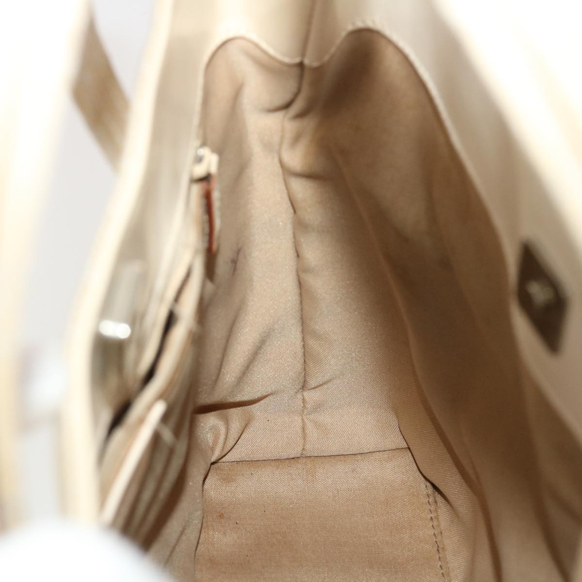 GUCCI GG Canvas Hand Bag Beige 40282