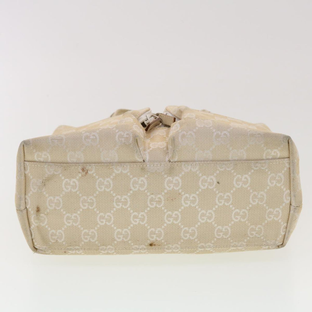 GUCCI GG Canvas Hand Bag Beige 40282
