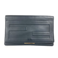 FENDI Clutch bag 8M0351 leather black FF logo mens Used