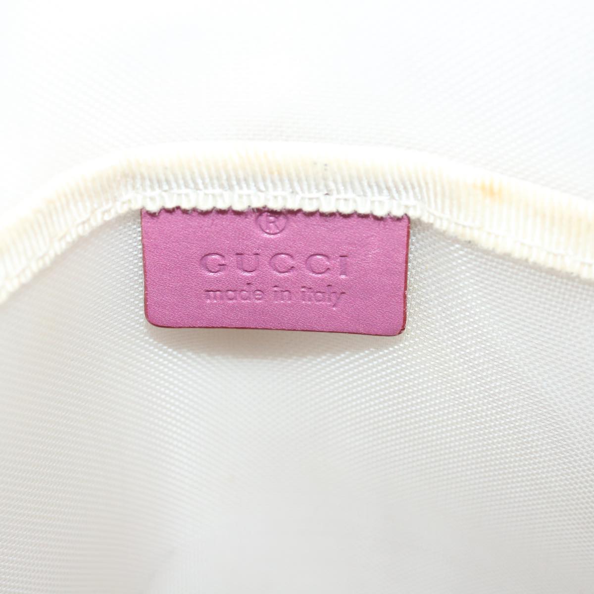 GUCCI Hand Bag Canvas Pink 1406691 40365