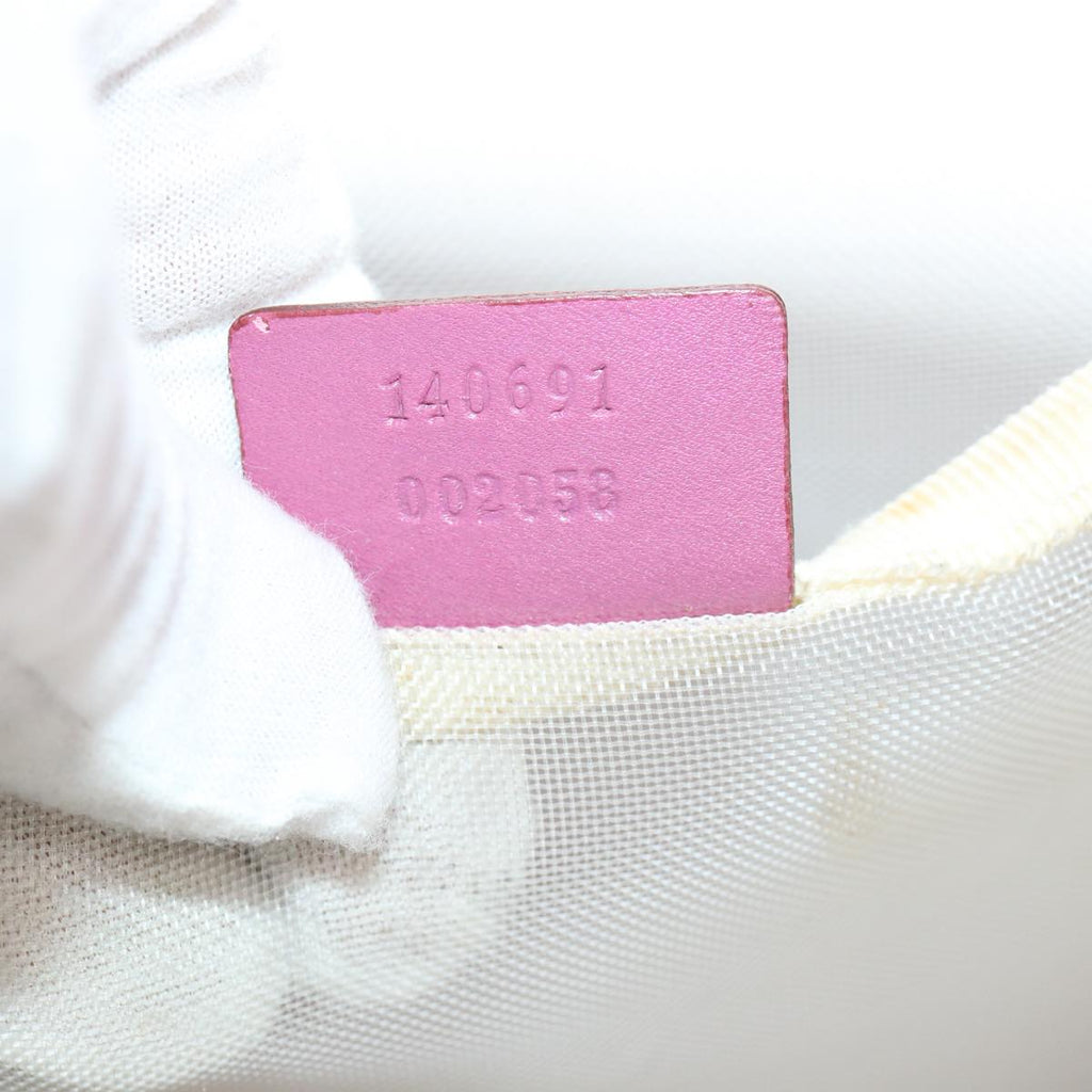 GUCCI Hand Bag Canvas Pink 1406691 40365