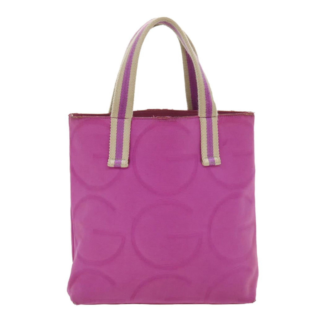 GUCCI Hand Bag Canvas Pink 1406691 40365