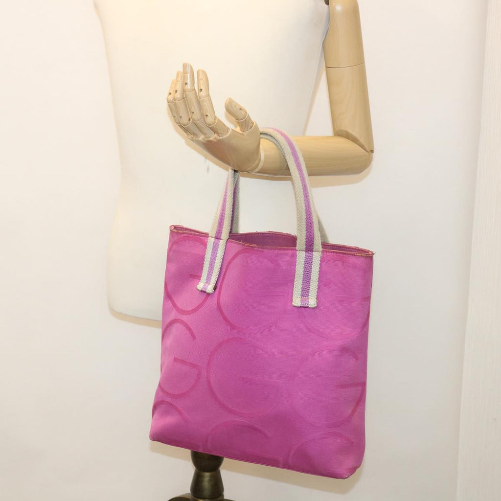 GUCCI Hand Bag Canvas Pink 1406691 40365