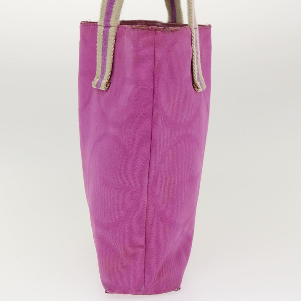 GUCCI Hand Bag Canvas Pink 1406691 40365