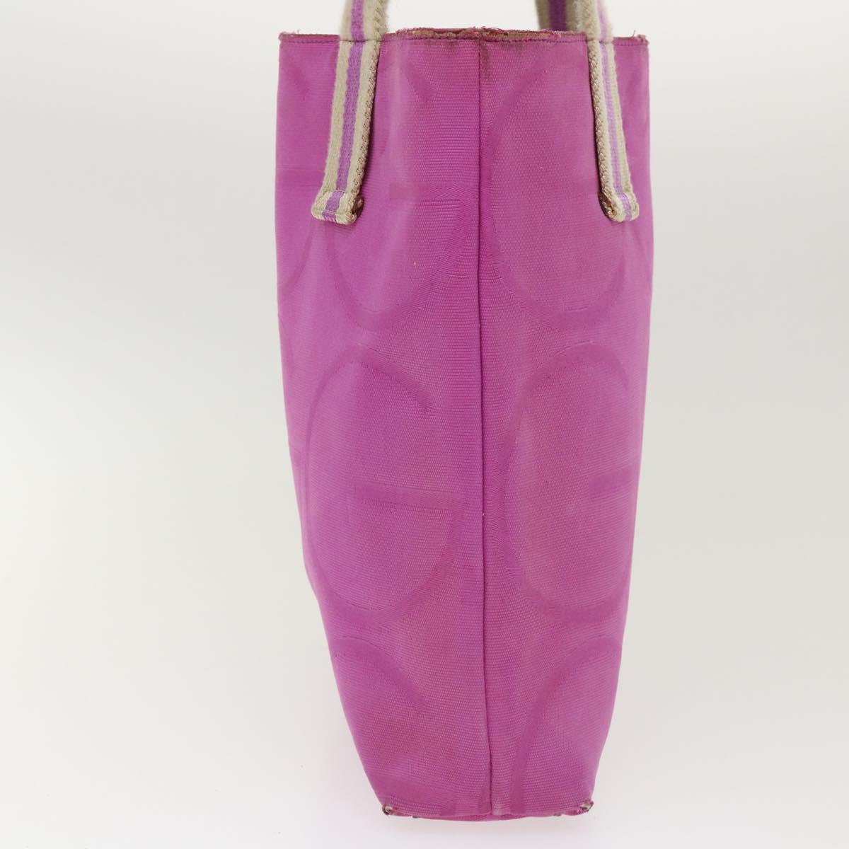 GUCCI Hand Bag Canvas Pink 1406691 40365