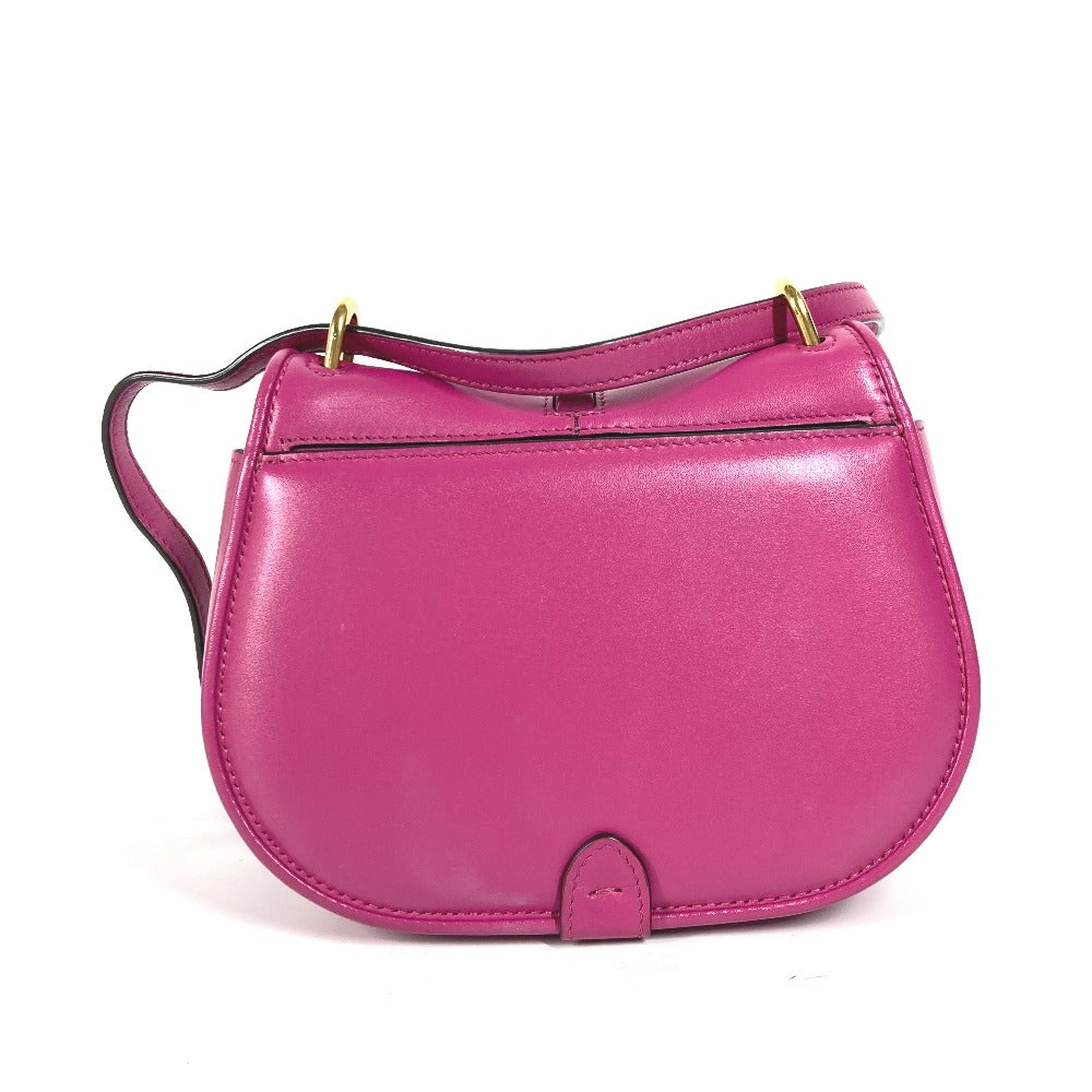 FENDI Shoulder Bag  8BS082  leather purple Come on Small