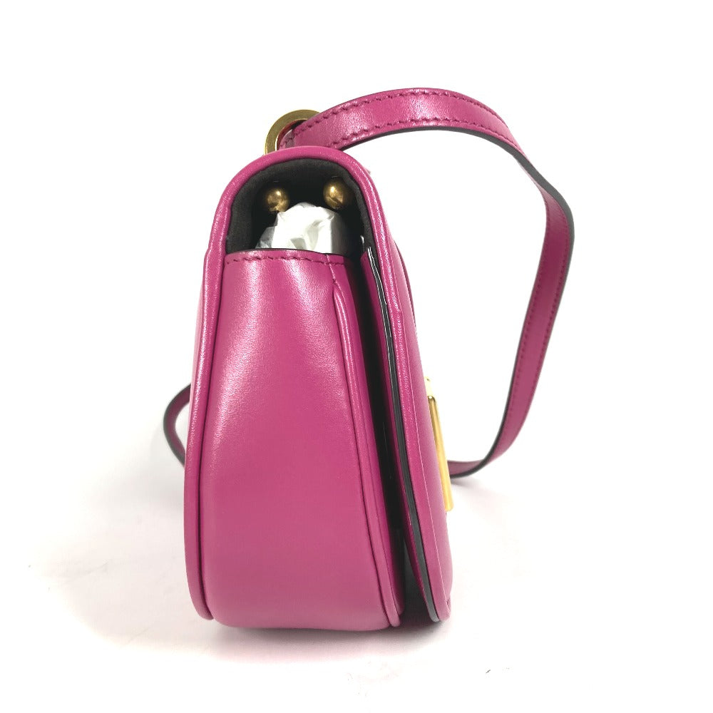 FENDI Shoulder Bag  8BS082  leather purple Come on Small