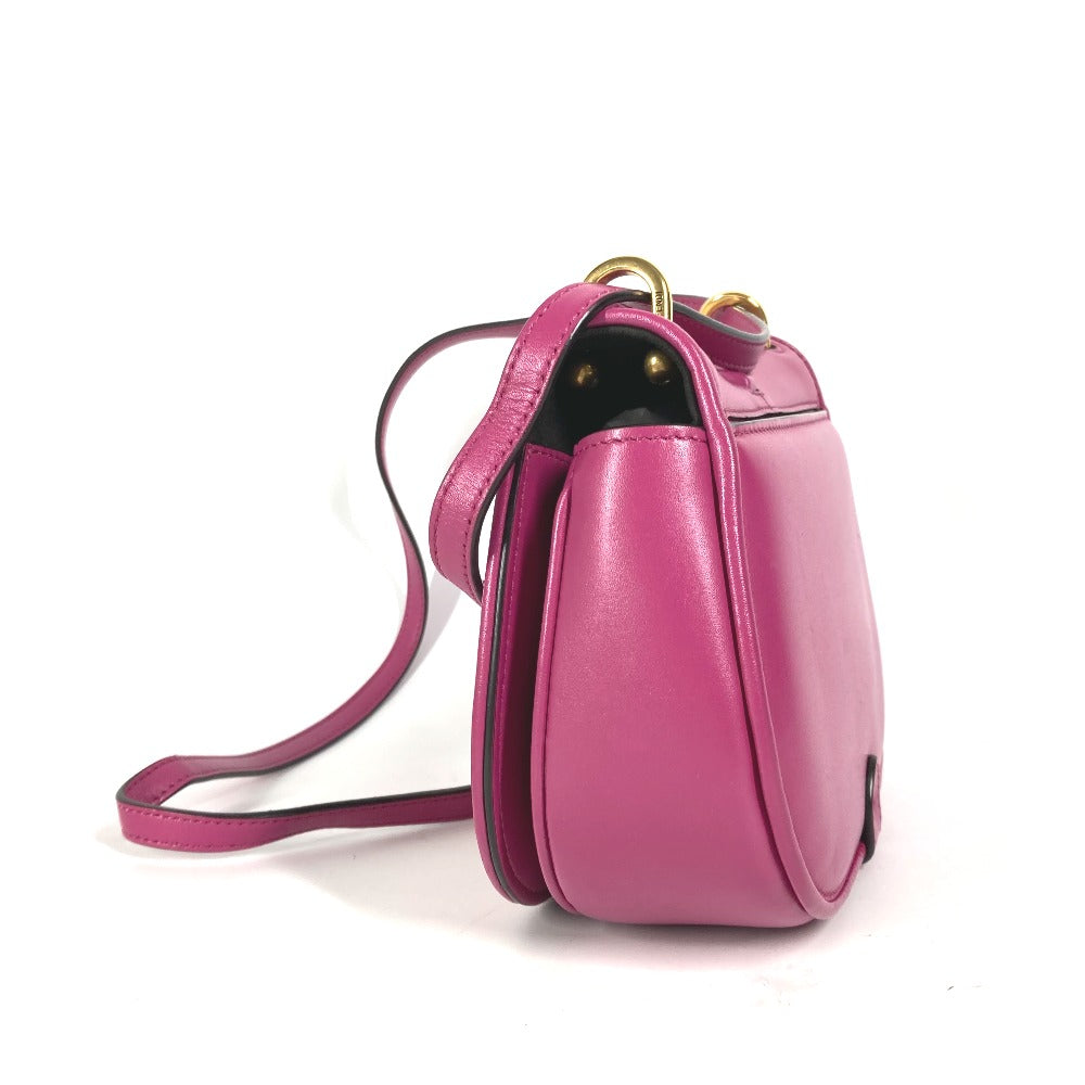 FENDI Shoulder Bag  8BS082  leather purple Come on Small