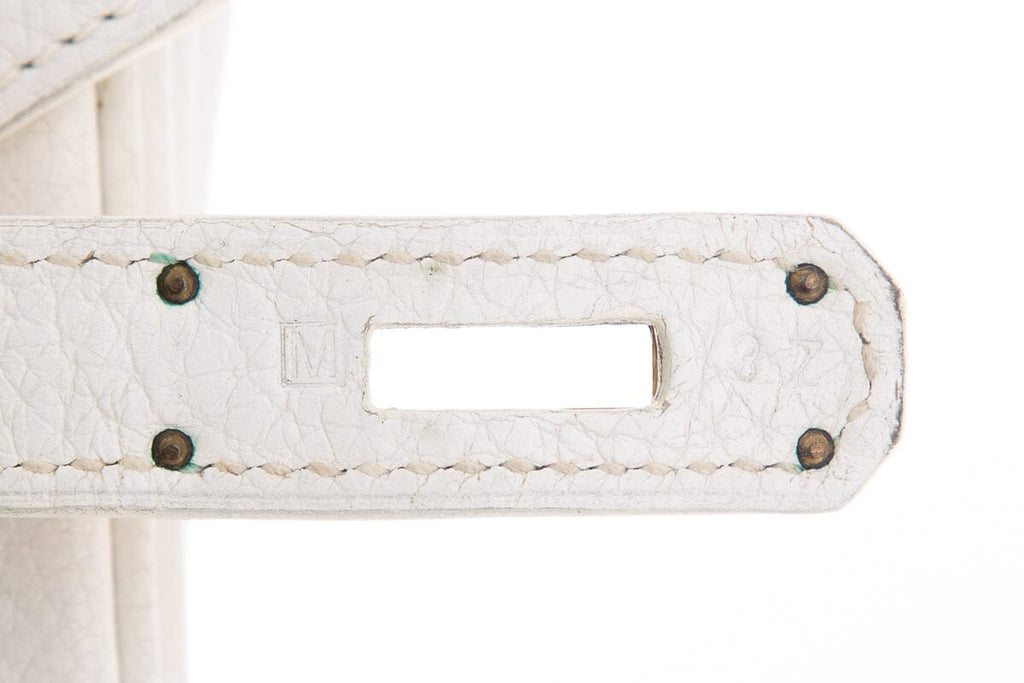 HermÃƒÆ’Ã‚Â¨s 2009 White 35CM Birkin Handbag
