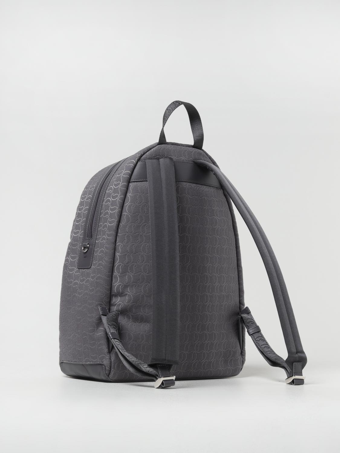 Christian Louboutin Backpack Men Grey Men