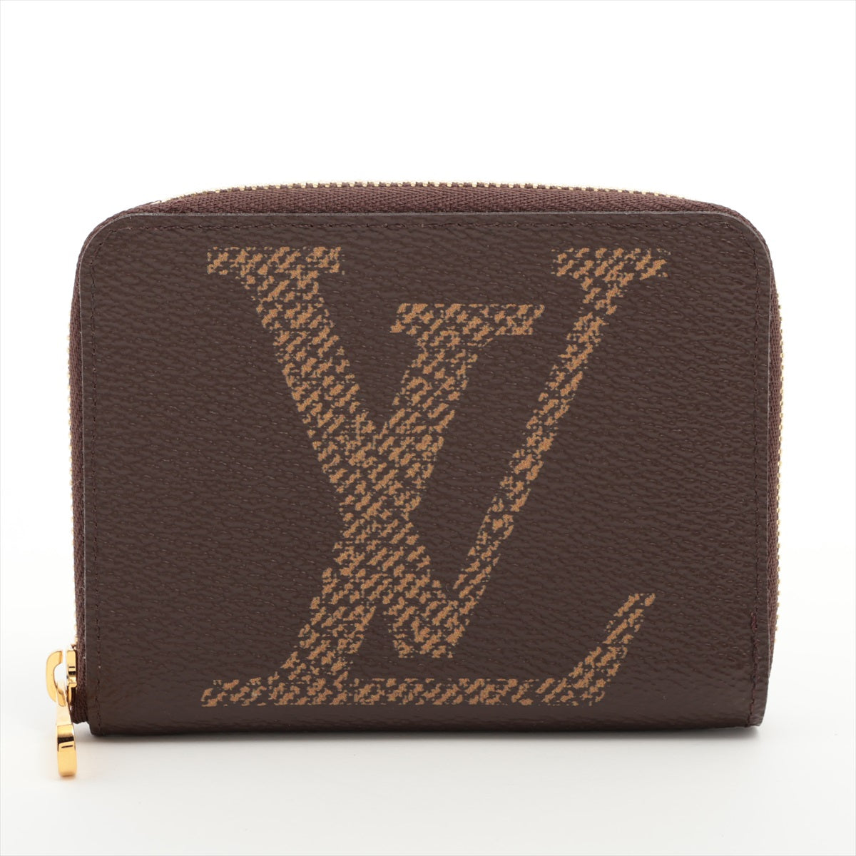 Louis Vuitton Monogram Giant Reversee Zippy Coin  M69354 Brown x Black Coin Power