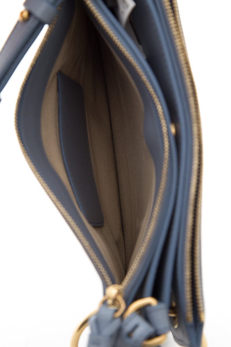 Chloe Blue Mini Roy Cross-Body