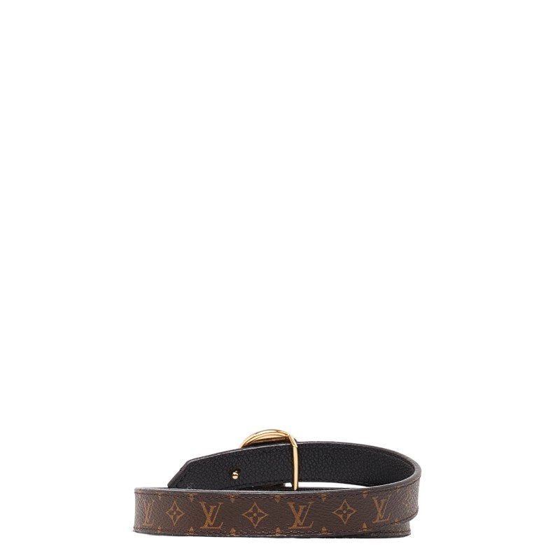 Louis Vuitton Monogram Circle 20MM Reversee Belt Size 85/34 M0567V Brown PVC  Louis Vuitton