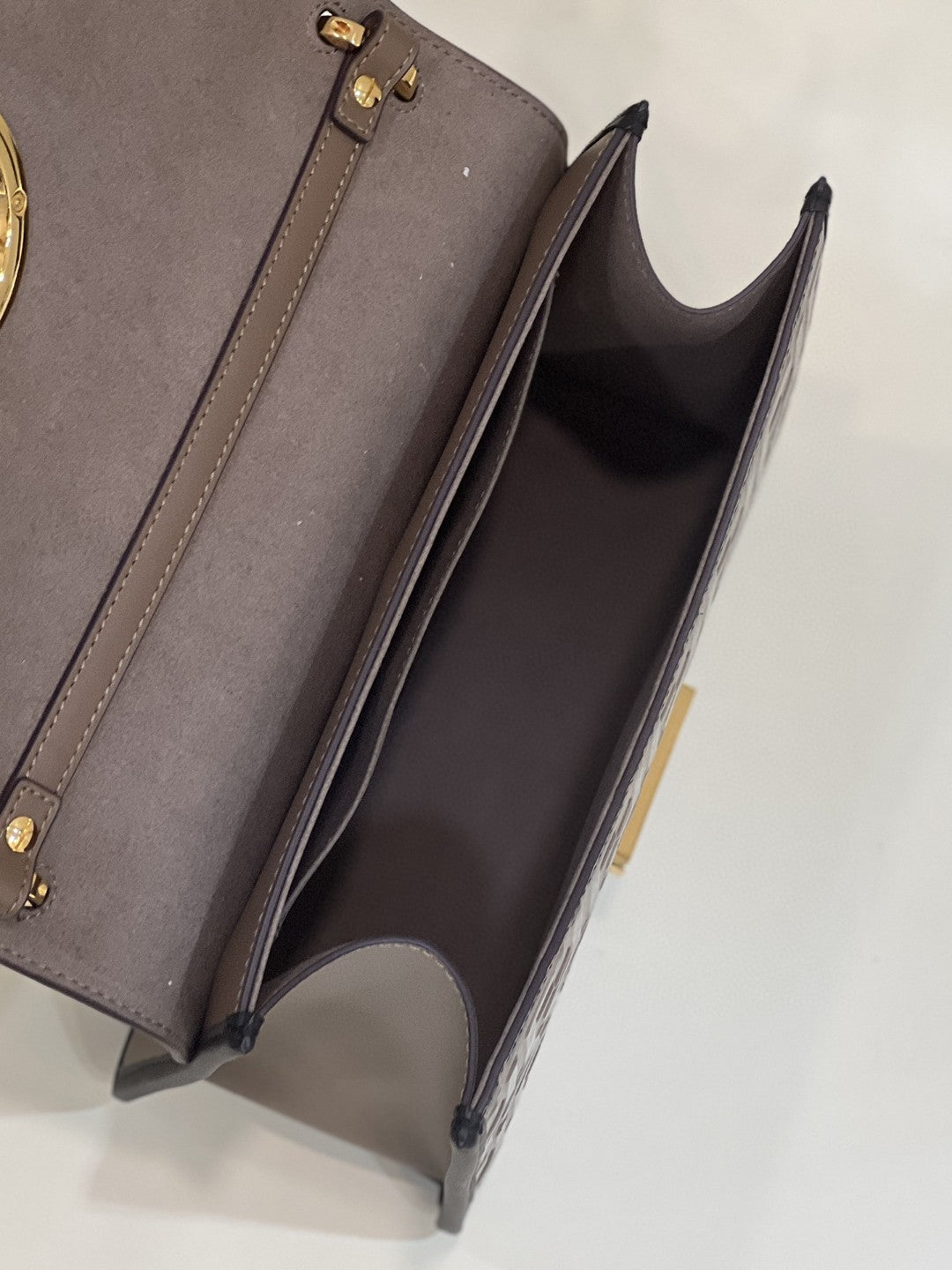 FI Kan I F MeGLAMIum Brown Bag For Woman 18cm/7in 8BT284A651F13VK