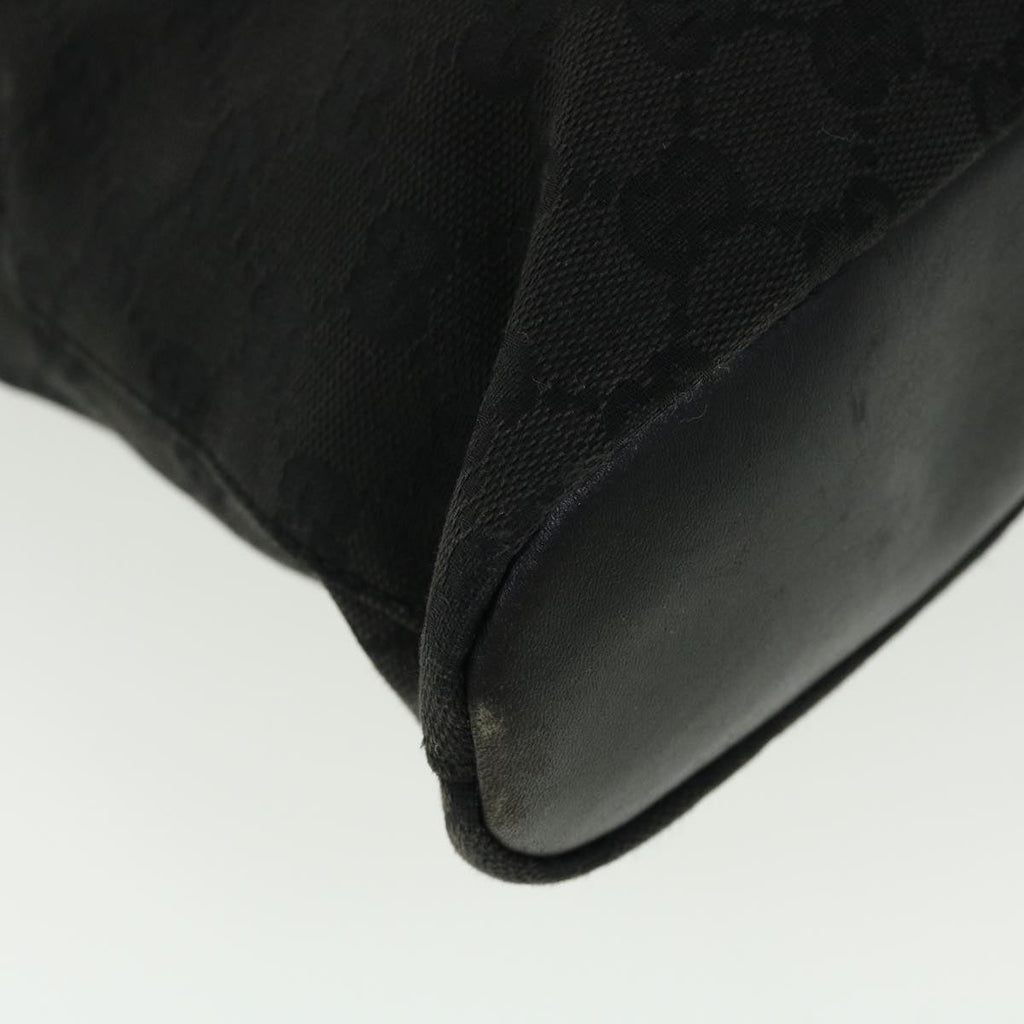 GUCCI GG Canvas Shoulder Bag Black 91761 40754