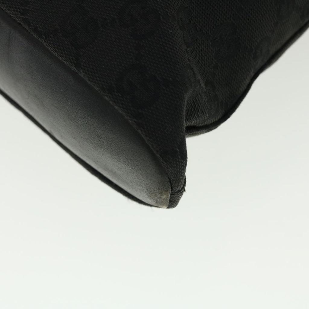 GUCCI GG Canvas Shoulder Bag Black 91761 40754