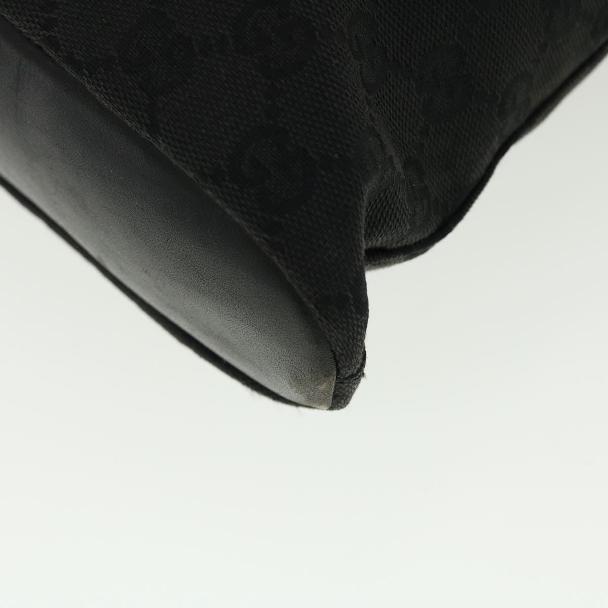 GUCCI GG Canvas Shoulder Bag Black 91761 40754