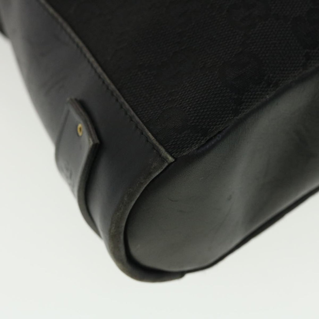 GUCCI GG Canvas Shoulder Bag Black 91761 40754