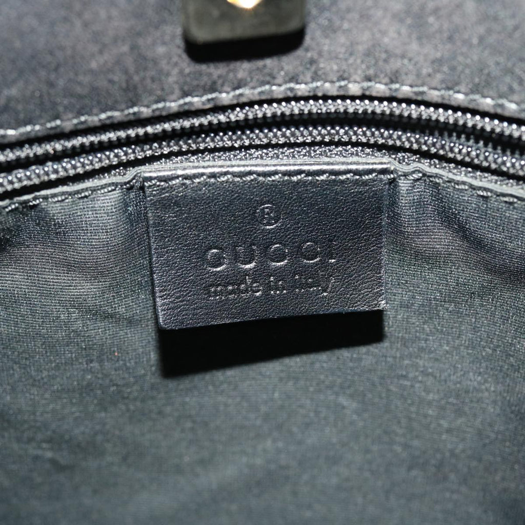 GUCCI GG Canvas Shoulder Bag Black 91761 40754