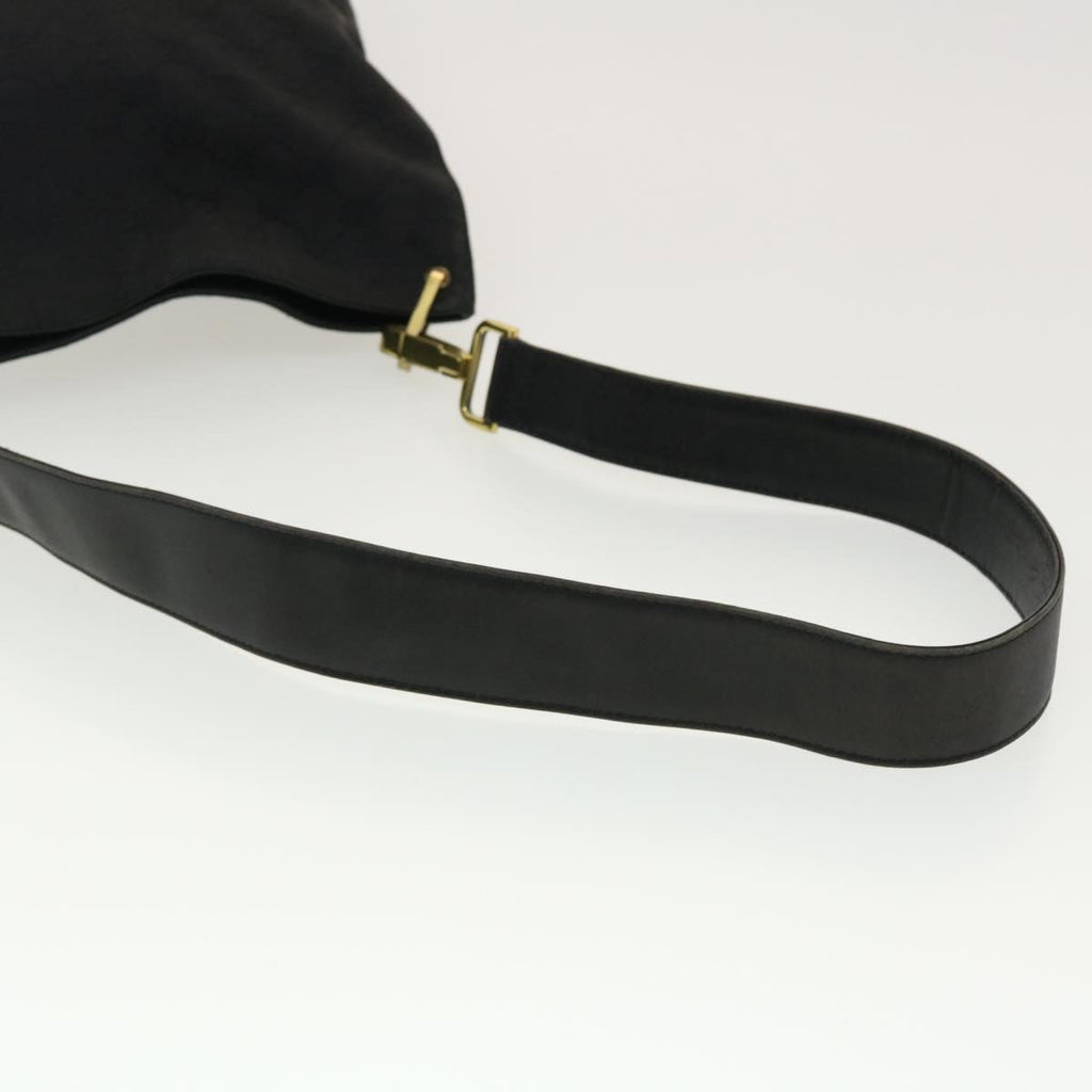GUCCI GG Canvas Shoulder Bag Black 91761 40754