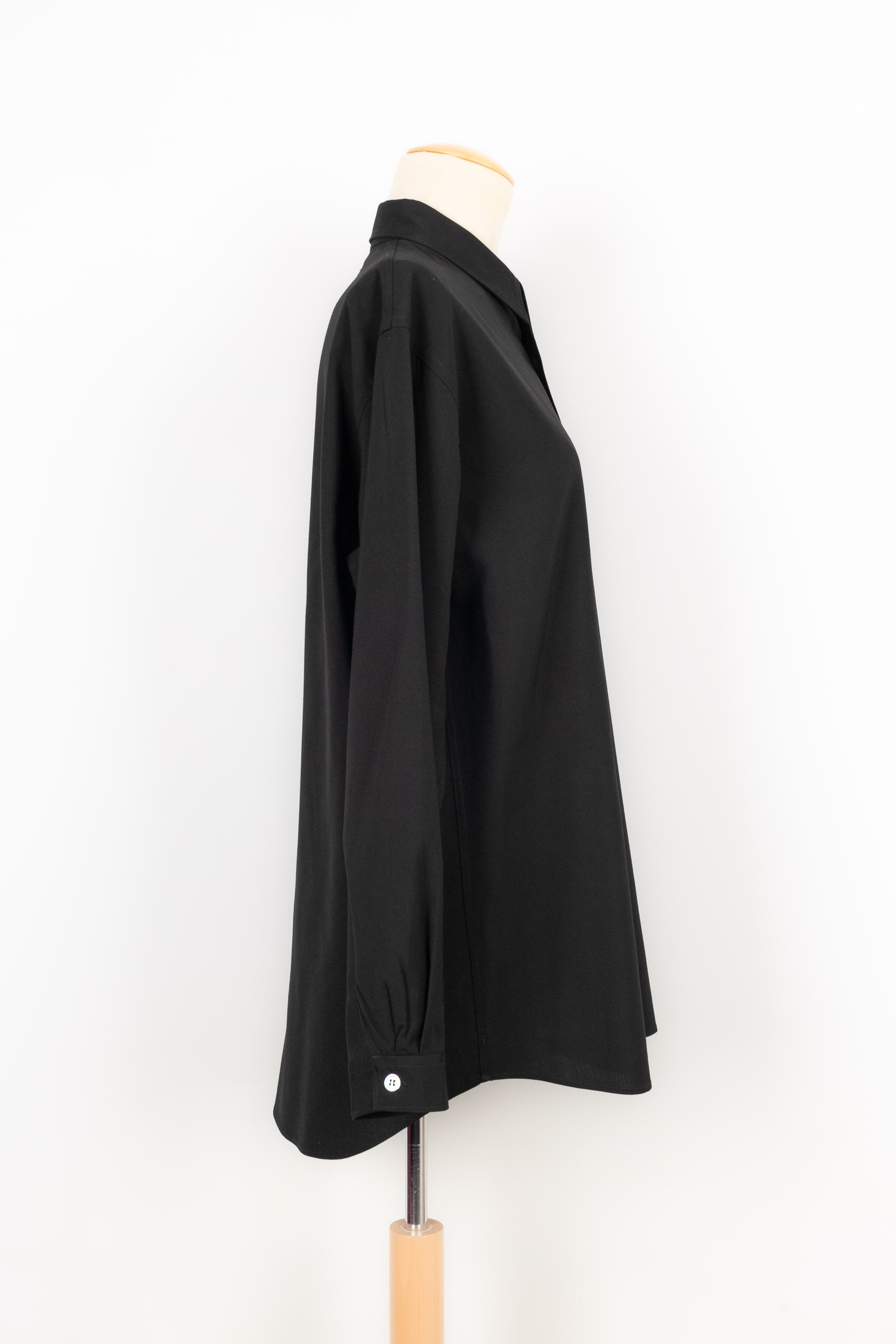 Chemise noire Yamamoto