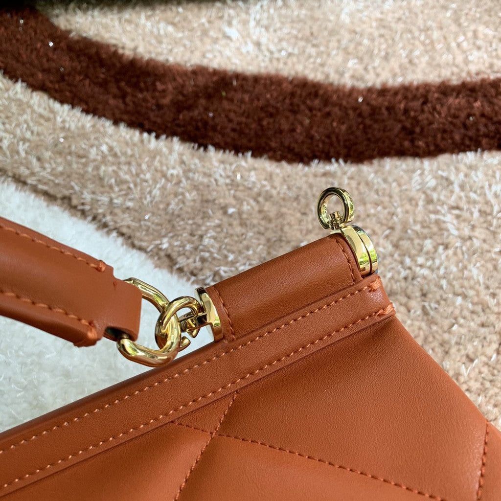 GLAMI MeGLAMIum Sicily Bag In Quilted Brown For Women 10.2in/26cm GLAMI GLAMI6002AW5918N131