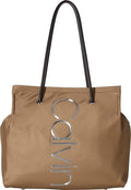 Calvin Klein Mallory Nylon North/South Vertical Branding Tote