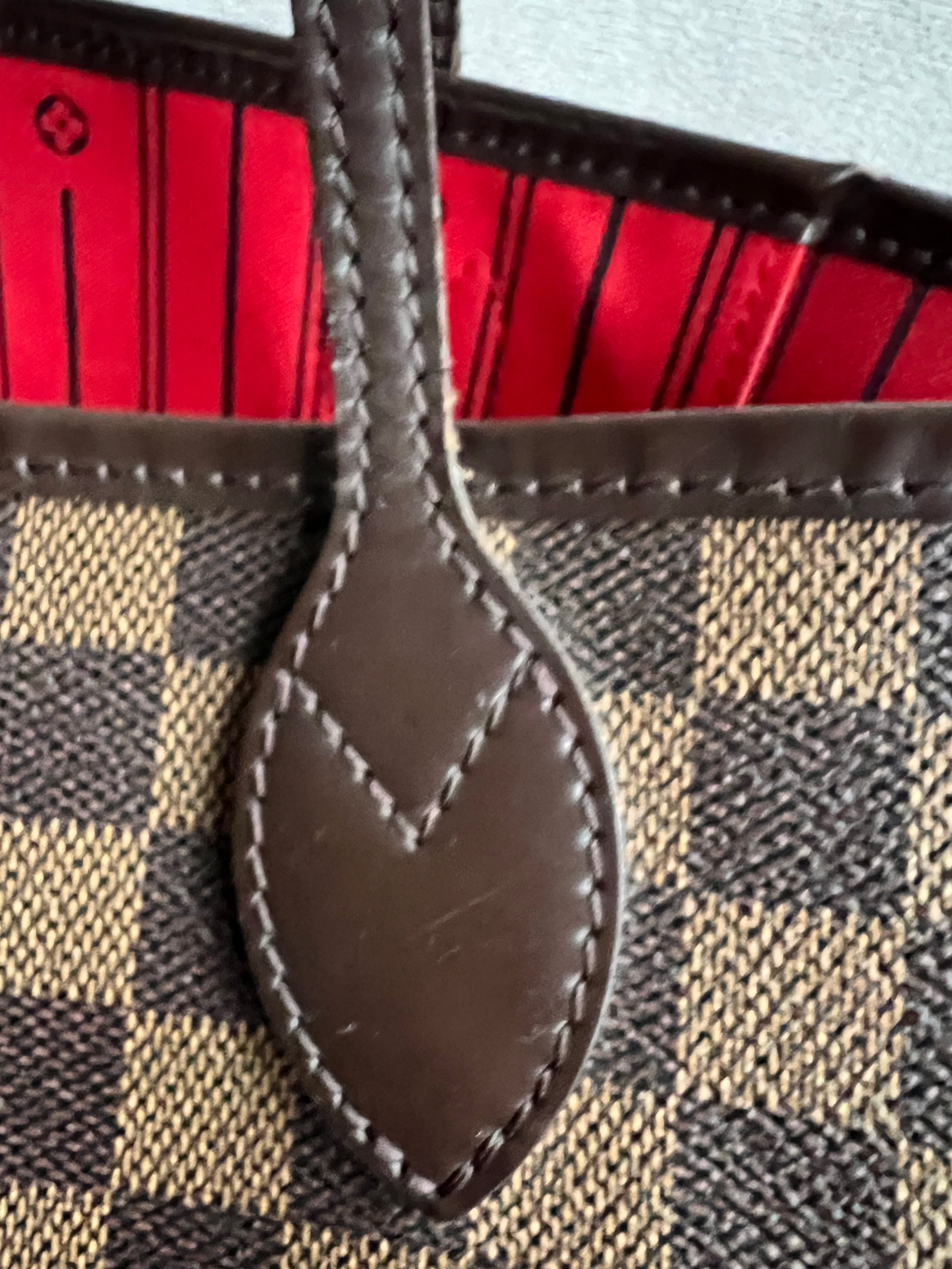 Louis Vuitton Neverfull MM Damier Ebene Cherry Interior (RRP £1410)