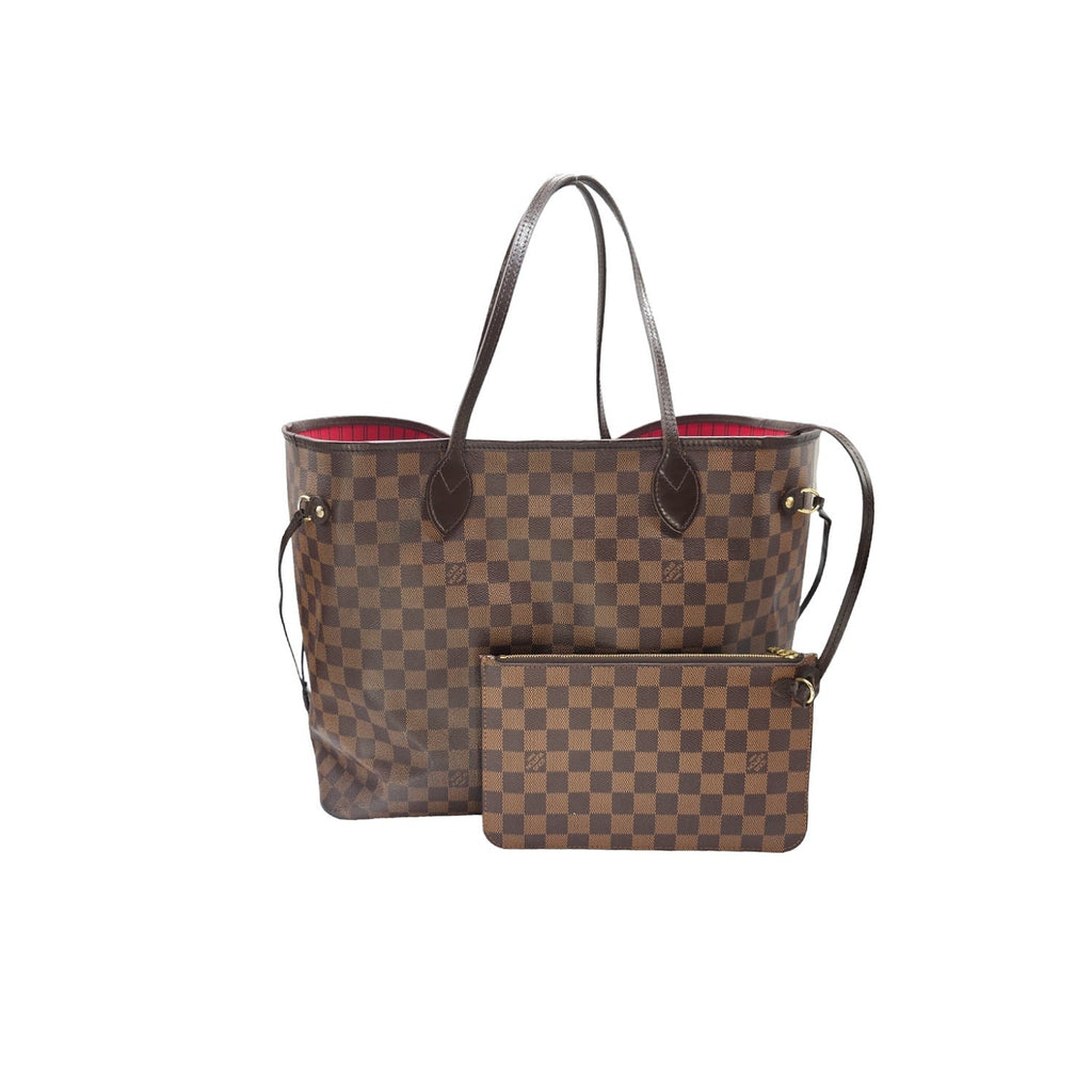 Louis Vuitton Damier Ebene Neverfull GM w/ Pouch
