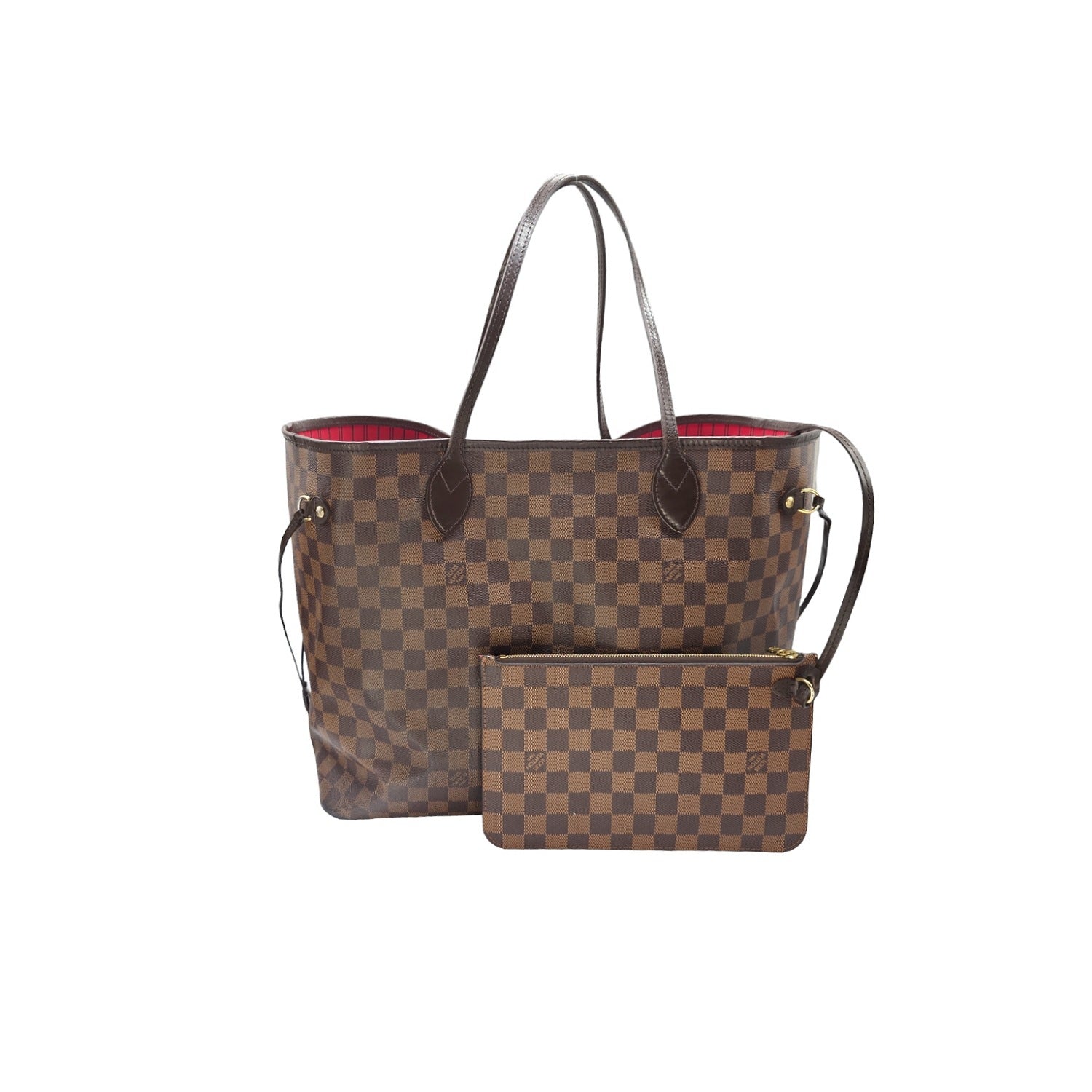 Louis Vuitton Damier Ebene Neverfull GM w/ Pouch